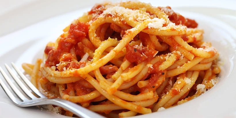 Špagety Amatriciana