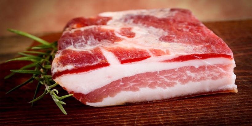 Rozdíl mezi pancettou, guanciale a bacon (slanina)